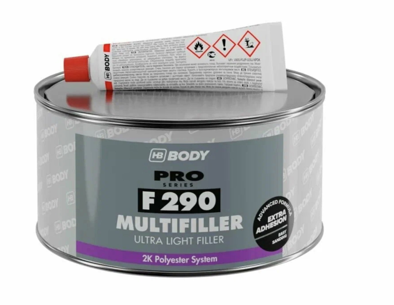 BODY 290 Шпатлевка сверхлегкая универсальная 2К (1 л)