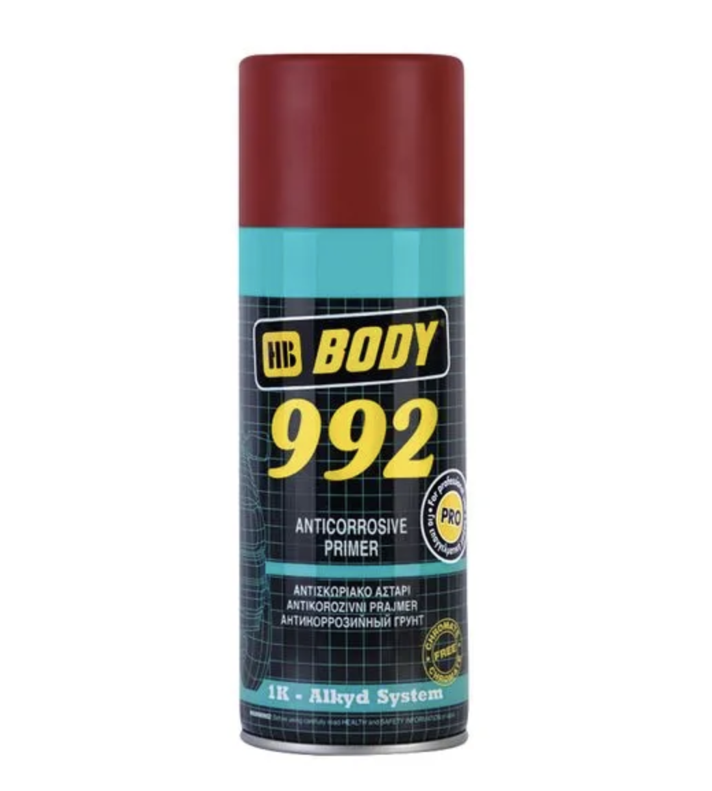 BODY 992 1К Грунт аэрозольный (0.4 л) черный