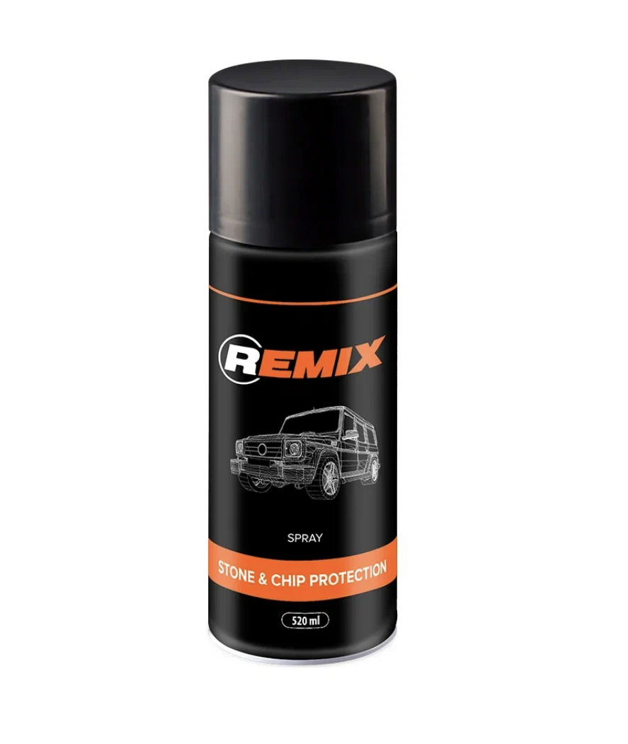 REMIX Stone & Chip Protection Покрытие антигравийное (520мл) серый аэрозоль