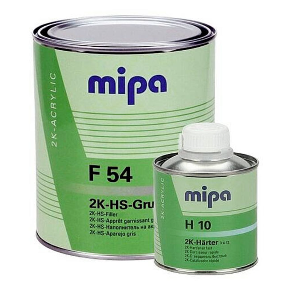 Mipa F54 Grundfiller 2К HS Грунт акриловый (1+0,25л) темно-серый